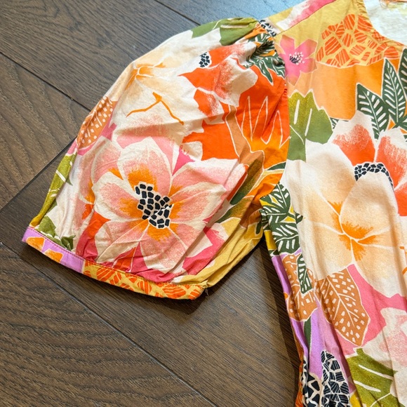 FARM Rio Maribel Floral Maxi Dress Size XS C22-022 - Picture 5 of 10